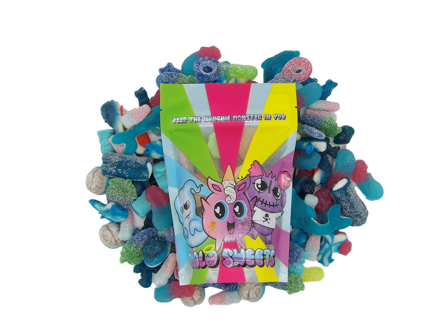 Blue pick n mix sweet bag