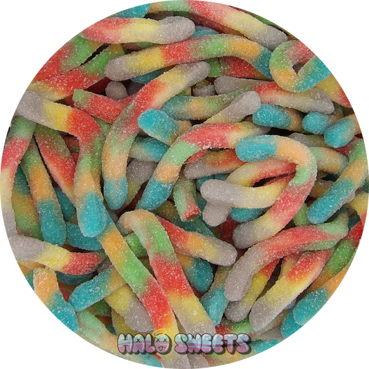 pick n mix halal sweets fizzy worms multicoloured halal sweets