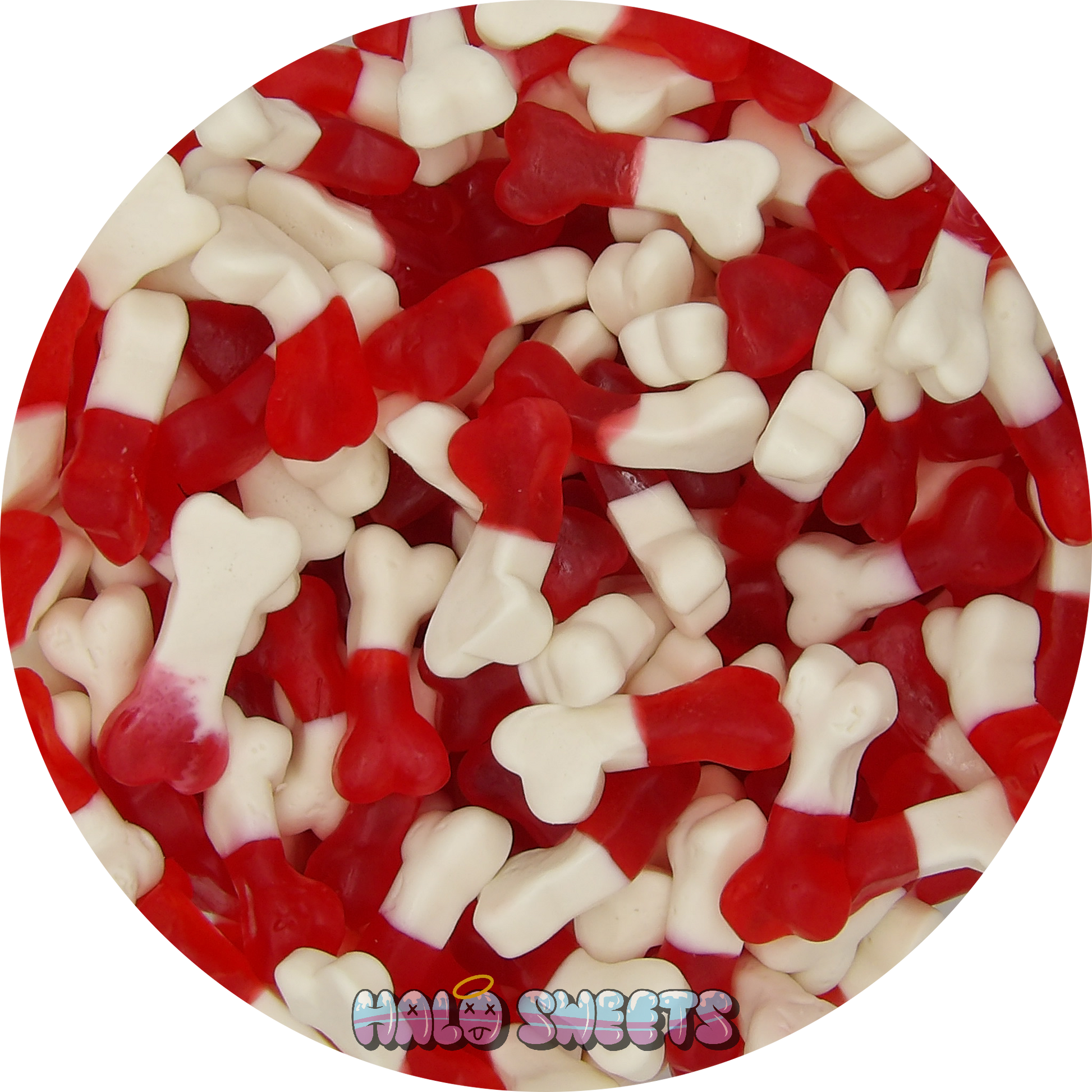Gummy bones pick n mix sweets