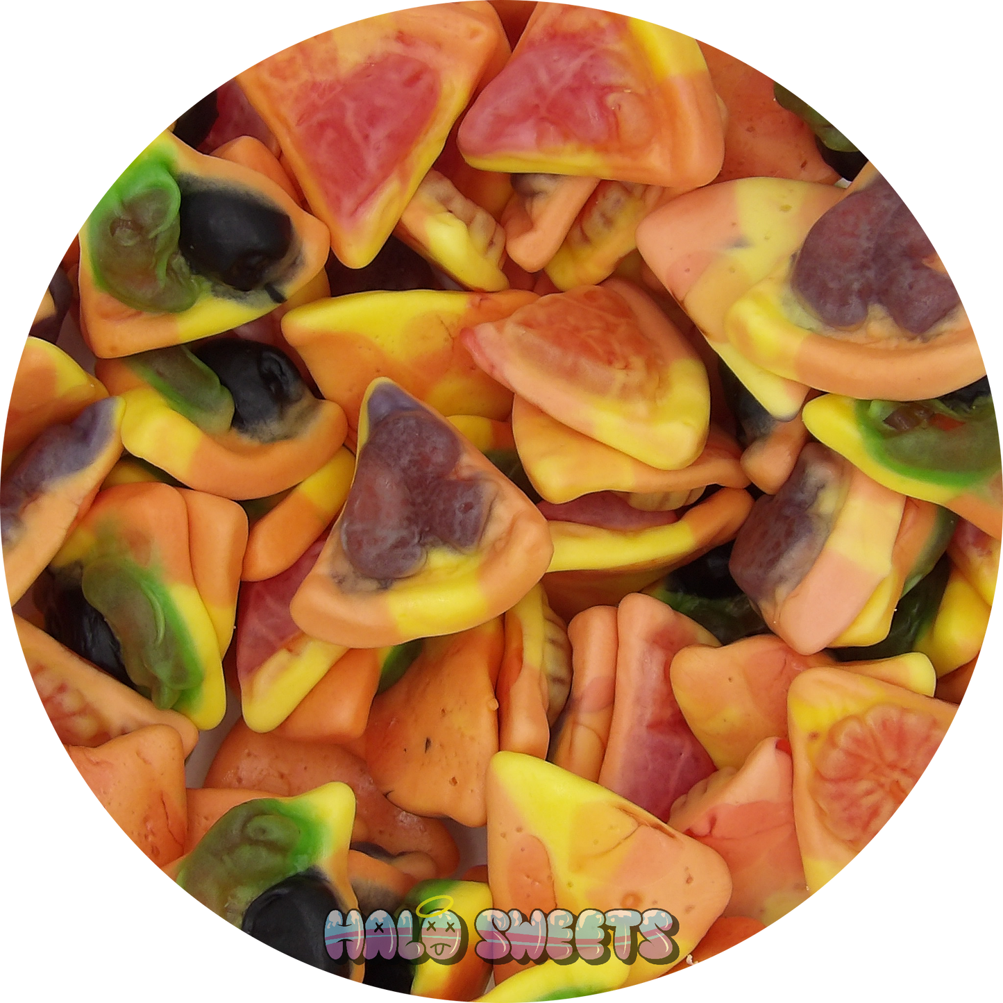 pick n mix sweets jelly pizza slices