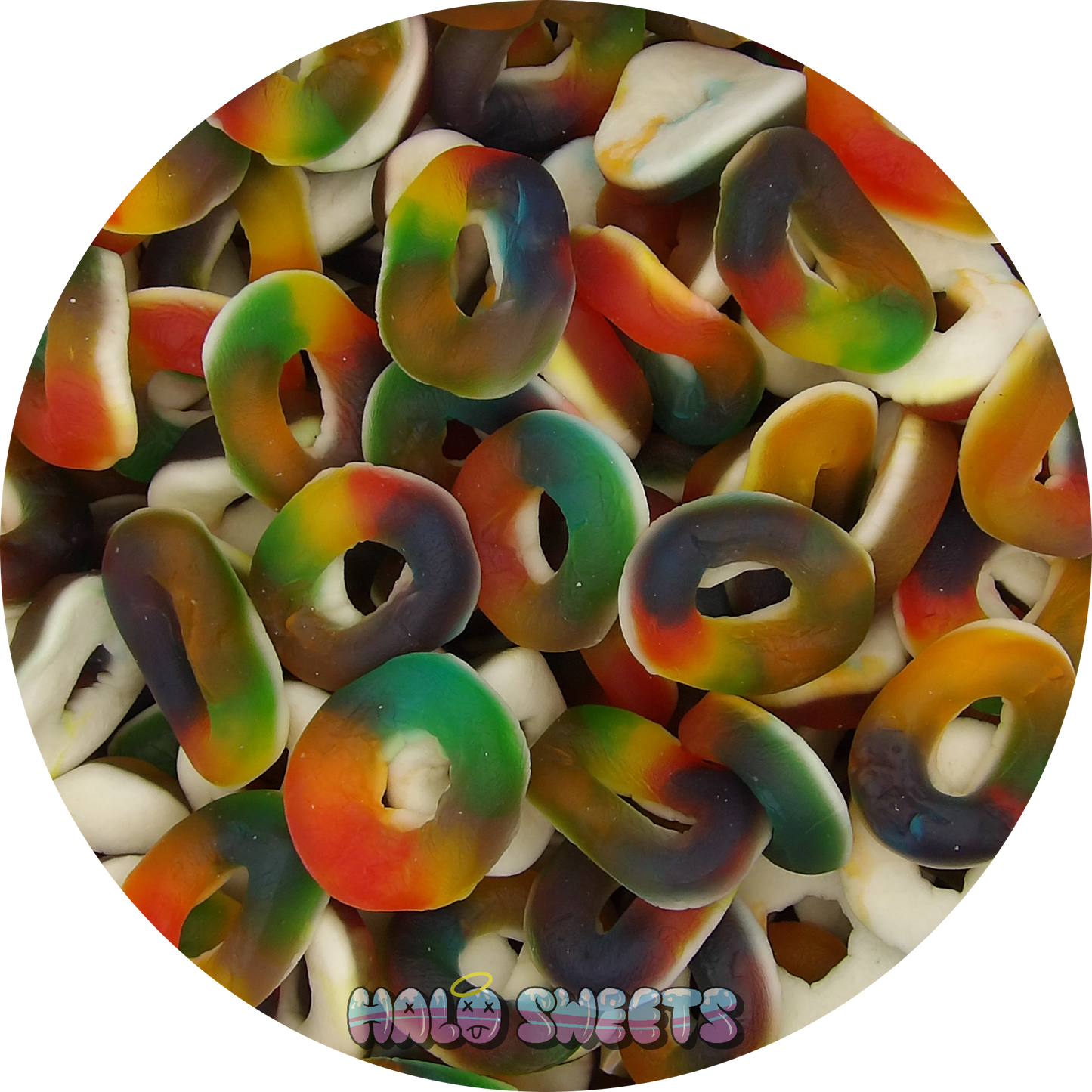 pick n mix sweets jelly rainbow rings halal sweets