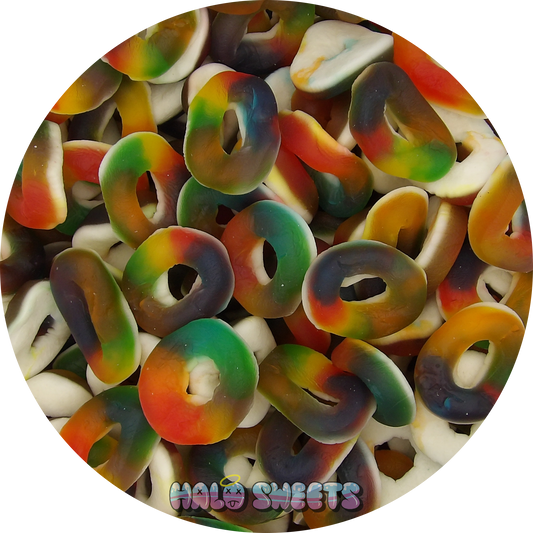 pick n mix sweets jelly rainbow rings halal sweets