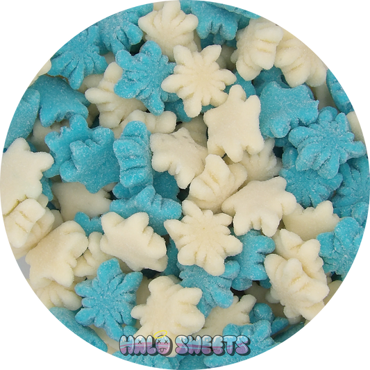 Fizzy Jelly Snow Flakes