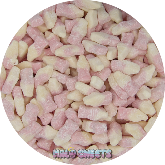 pick n mix sweets barratts strawberry milkshake bottles