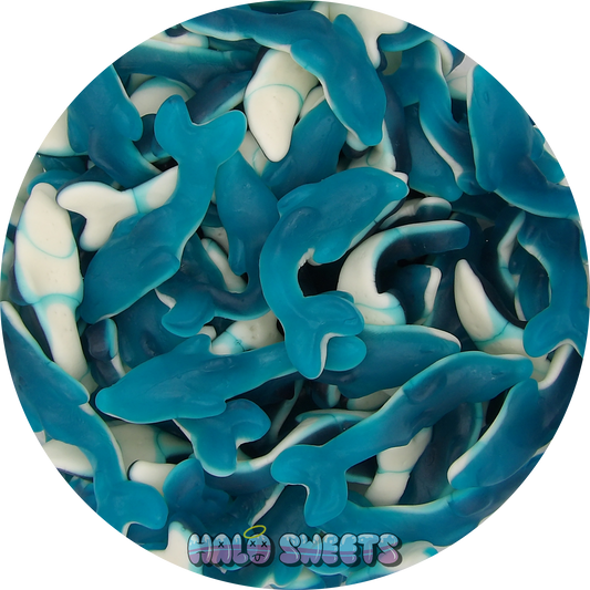 Blue Raspberry Whales pick n mix sweets