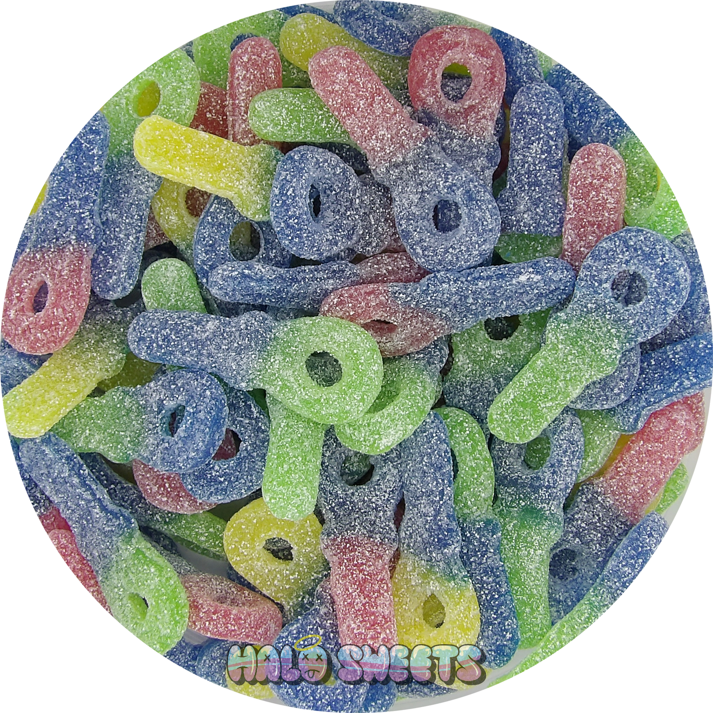 pick n mix sweets blue fizzy dummies