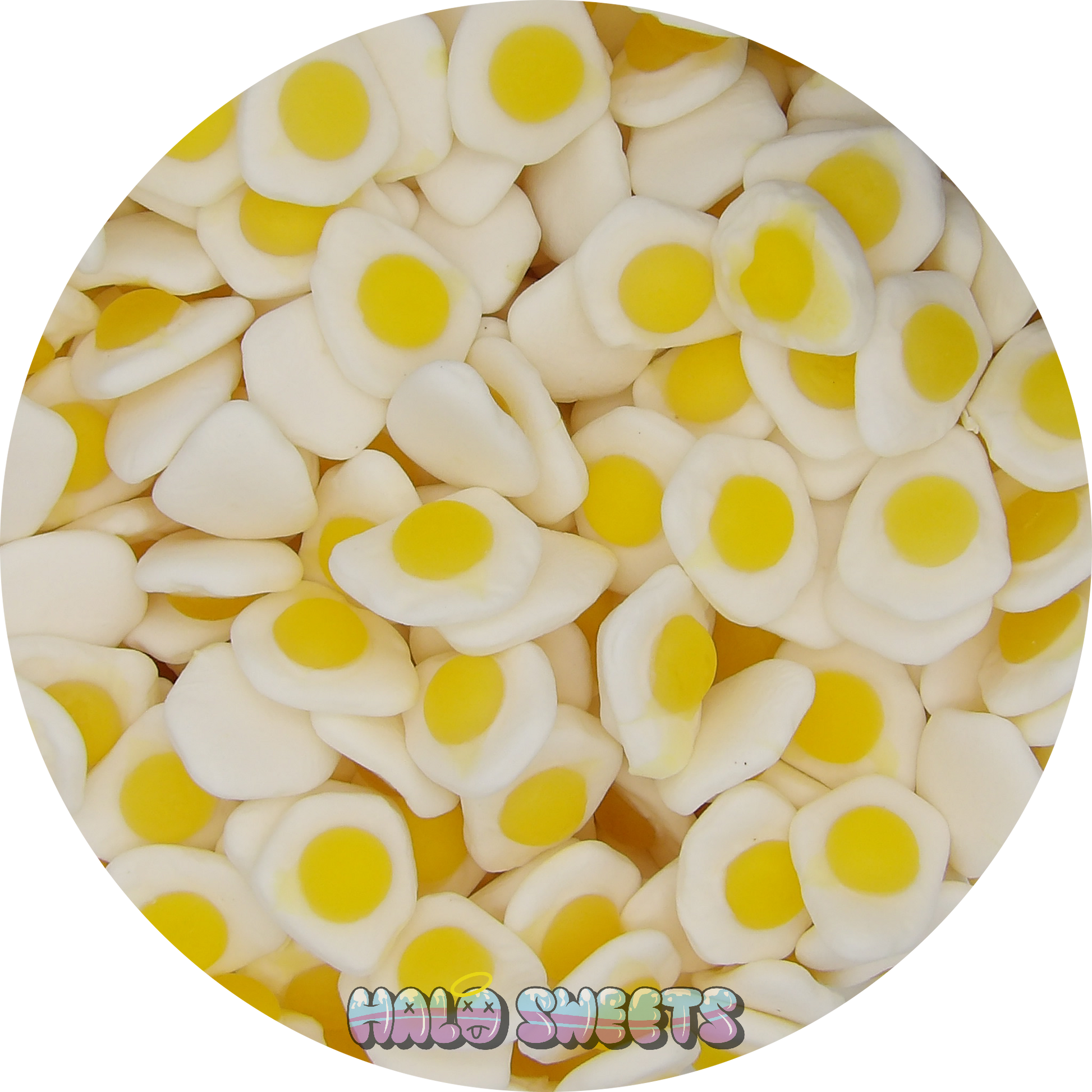 pick n mix sweets haribo fried eggs