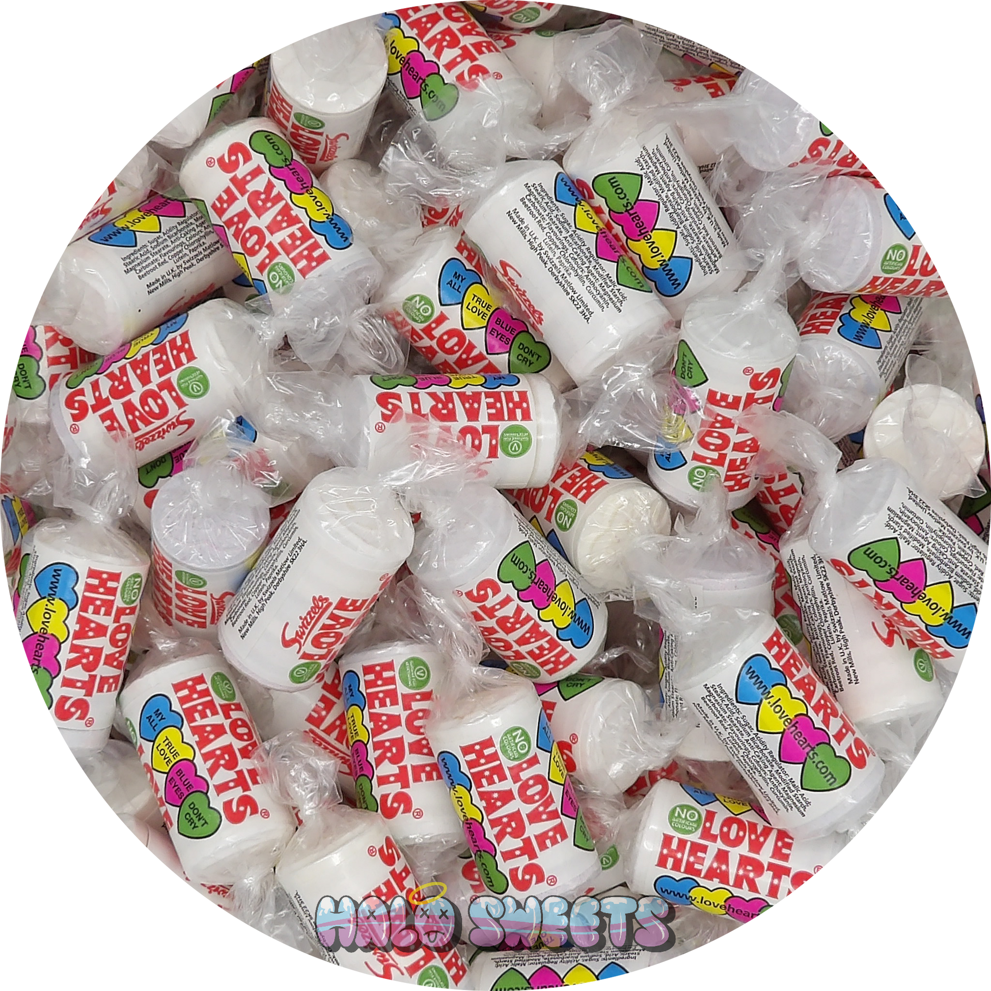 pick n mix sweets love hearts