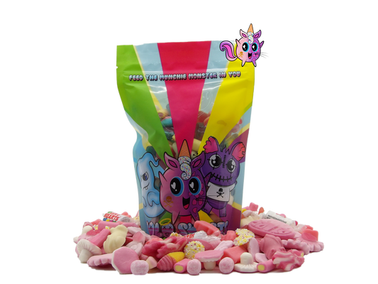 pink pick n mix sweets bag uk